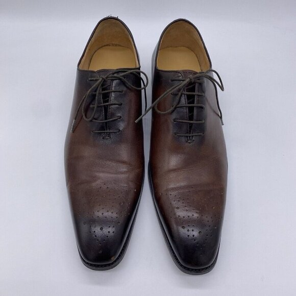 Maison Forte Dress Shoes Men\'s 9.5 Kyoto Wholecut Leather Oxford Brogue Chestnut main image 7